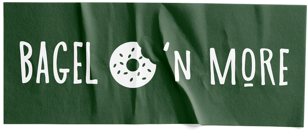 Bagel 'n More – logo og visuel identitet af Studio OnBrand