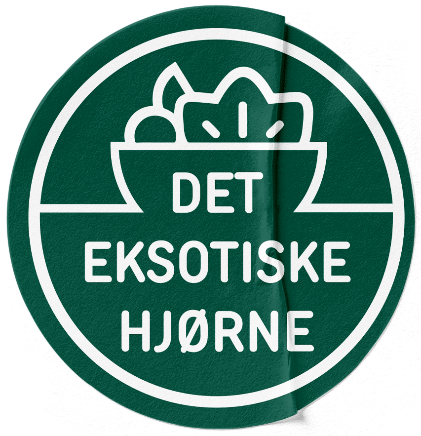 Det Eksotiske Hjørne – logo og visuel identitet af Studio OnBrand